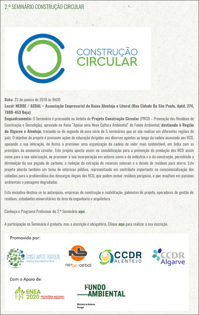 2º Seminário Construção Circular