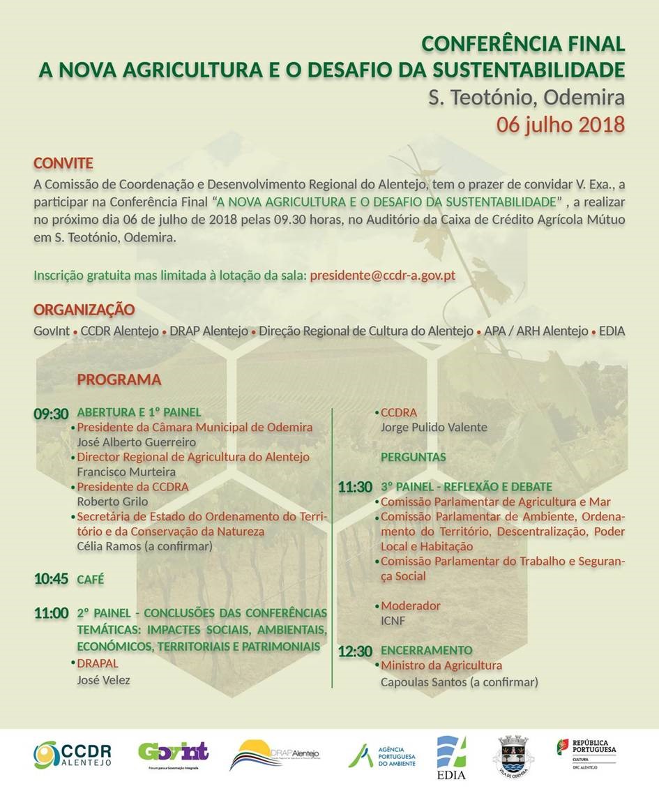 Conferencia Final - A Nova Agricultura e o Desafio da Sustentabilidade