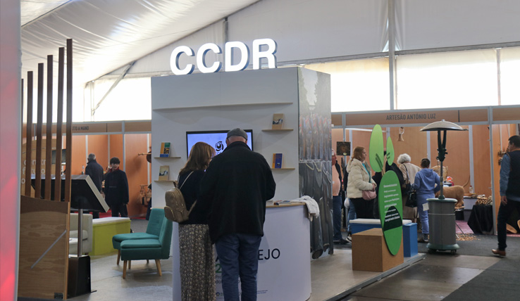 A CCDR Alentejo IP Esteve Na Feira Do Montado Em Portel Comiss o De 