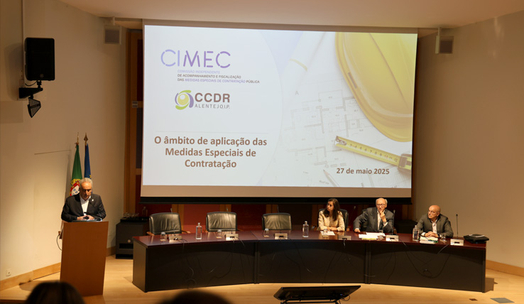 CCDR Alentejo e CIMEC promovem sessão sobre Medidas Especiais de Cont