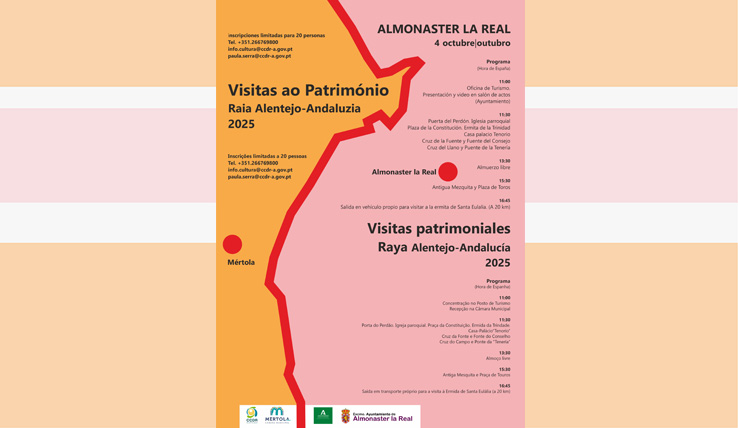 Visitas ao património na Raia Alentejo-Andaluzia
