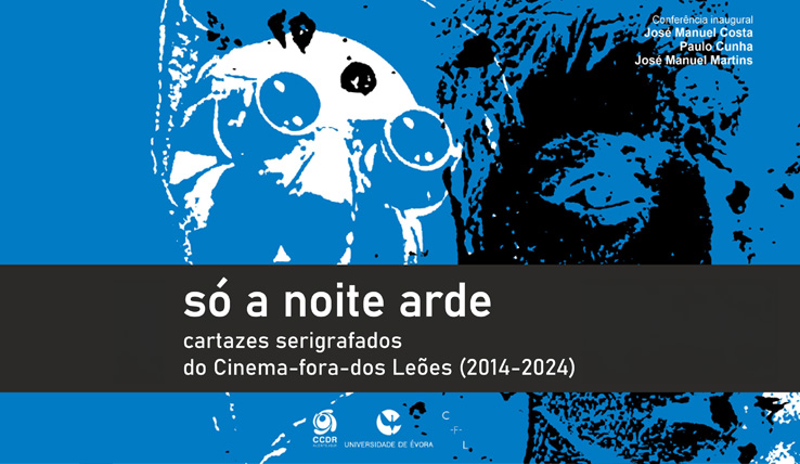 Cartazes serigrafados do Cinema-fora-dos Leões (2014-2024)