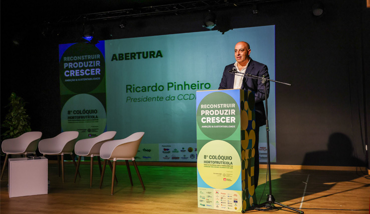 Ricardo Pinheiro marcou presença no 8.º Colóquio Hortofrutícola