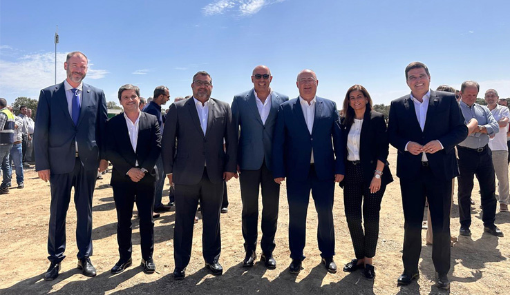 Ricardo Pinheiro presente na inauguração da Rede de Rega do Xévora 