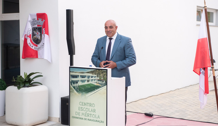 Ricardo Pinheiro destaca visão estratégica de Mértola na inauguraç